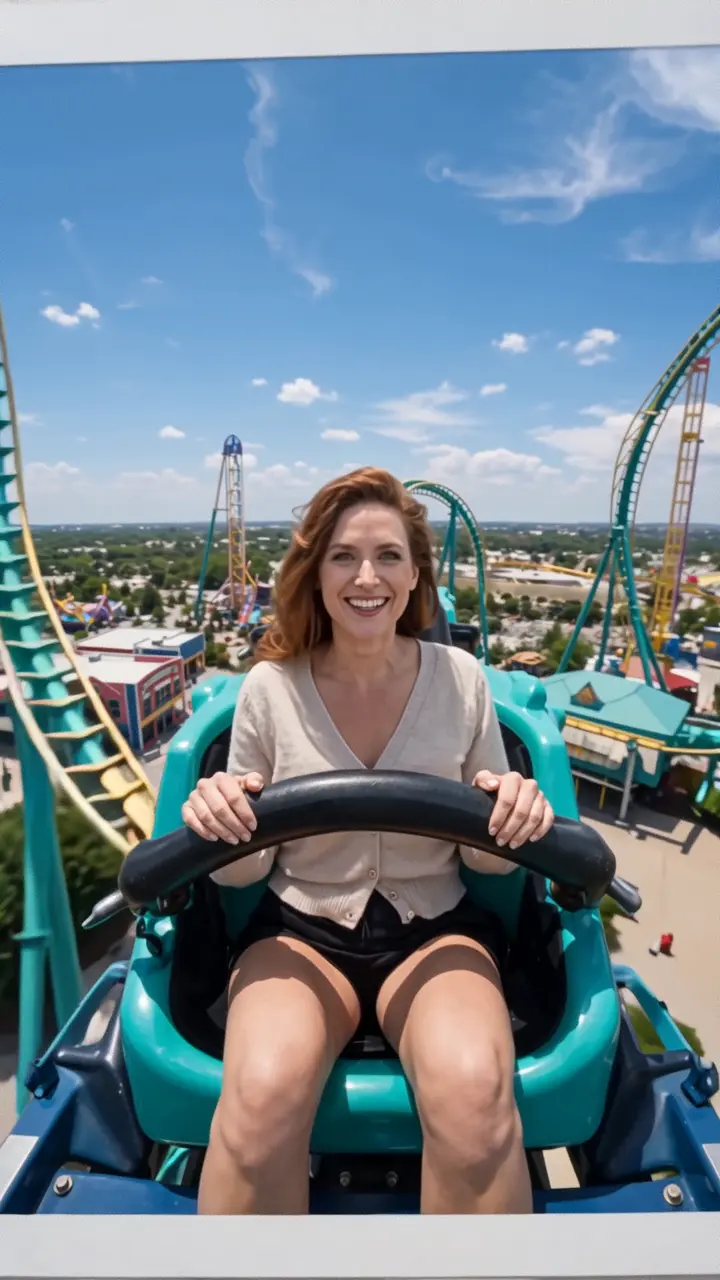 Roller Coaster Photo Animation Story Video cover