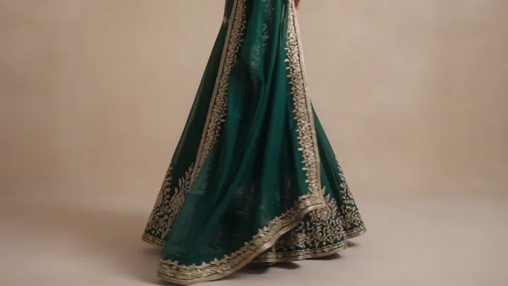 Embroidered Gown Texture Showcase Video cover