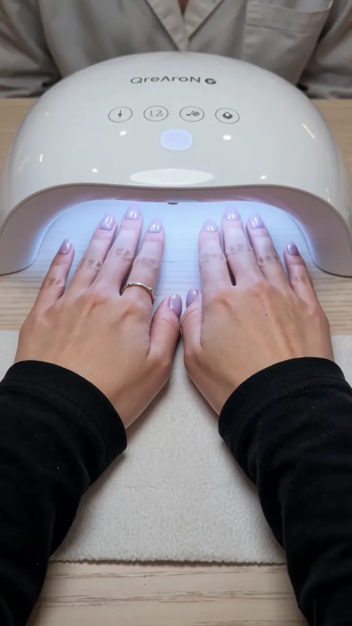Lavender Almond Nail Salon Process Video cover