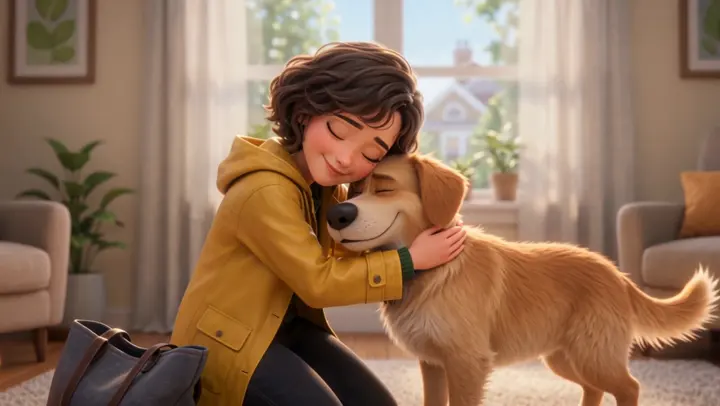 Animated Dog Companionship Story Video cover