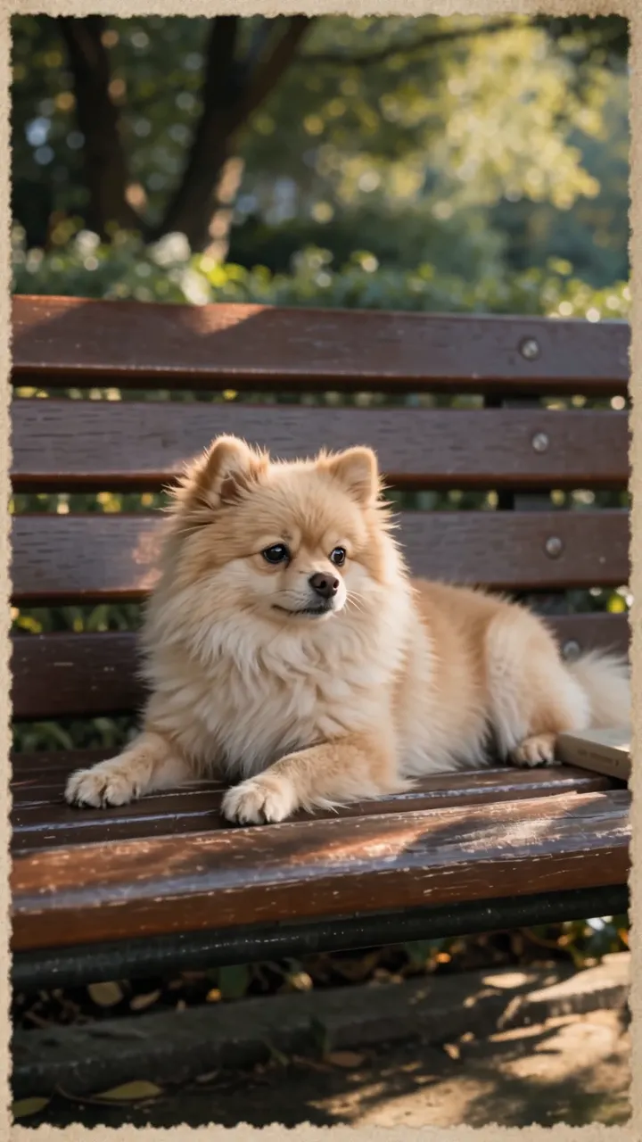 Photo Animation with a Woman and Pomeranian cover