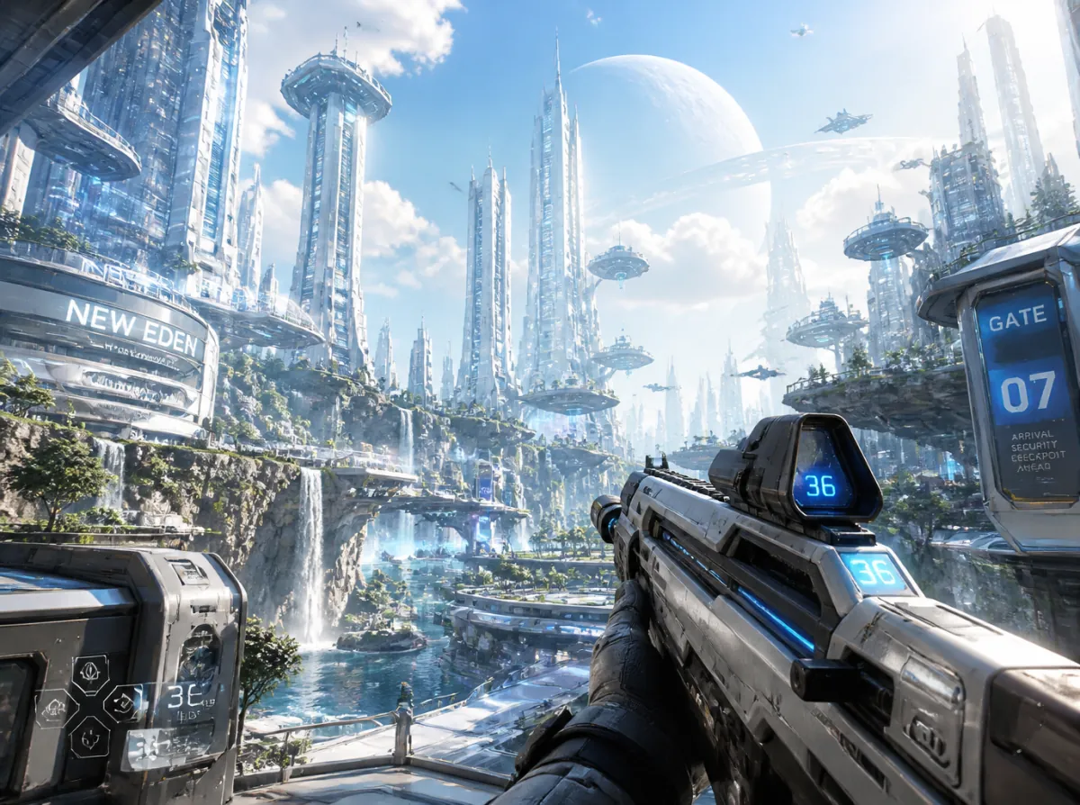 First-Person Interactive template cover